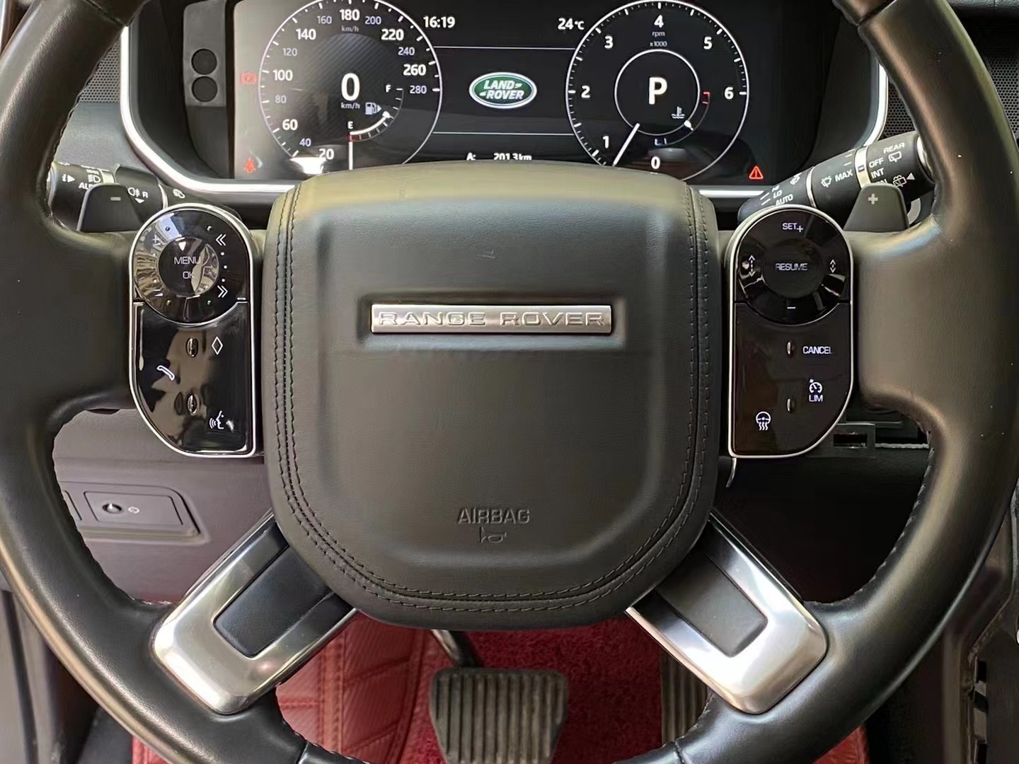 Range Rover Steering Wheel Control Touch Buttons